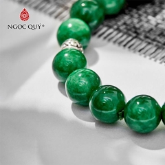 Vòng tay đá Cẩm thạch tự nhiên phối charm - Mẫu VC0957 - Ngọc Quý