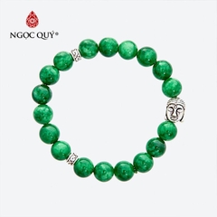 Vòng tay đá Cẩm thạch tự nhiên phối charm - Mẫu VC0957 - Ngọc Quý