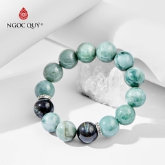 Vòng tay đá Cẩm thạch tự nhiên phối charm - Mẫu VC0966 - Ngọc Quý