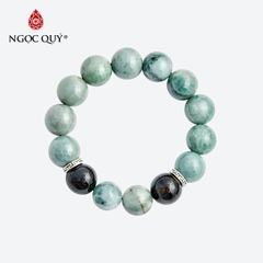Vòng tay đá Cẩm thạch tự nhiên phối charm - Mẫu VC0966 - Ngọc Quý