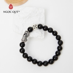 Vòng tay đá Thạch anh tự nhiên phối charm - Mẫu VC0967 - Ngọc Quý