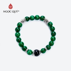 Vòng tay đá Cẩm thạch tự nhiên phối charm - Mẫu VC0969 - Ngọc Quý