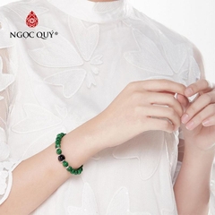 Vòng tay đá Cẩm thạch tự nhiên phối charm - Mẫu VC0969 - Ngọc Quý