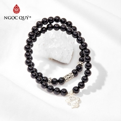 Vòng tay đá Thạch anh tự nhiên phối charm - Mẫu VC0978 - Ngọc Quý