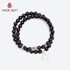 Vòng tay đá Thạch anh tự nhiên phối charm - Mẫu VC0978 - Ngọc Quý