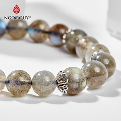 Vòng tay đá Xà cừ tự nhiên phối charm - Mẫu VC0999 - Ngọc Quý