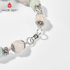 Vòng tay đá Beryl tự nhiên phối charm - Mẫu VC1002 - Ngọc Quý
