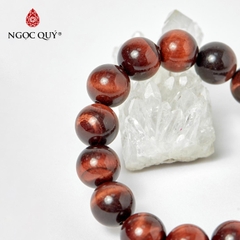 Vòng tay đá Thạch anh mắt hổ tự nhiên phối charm - Mẫu VC1010 - Ngọc Quý