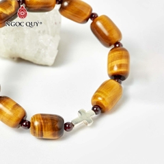Vòng tay đá Thạch anh tự nhiên phối charm - Mẫu VC1016 - Ngọc Quý