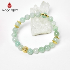 Vòng tay đá Cẩm thạch tự nhiên phối charm - Mẫu VC1018 - Ngọc Quý