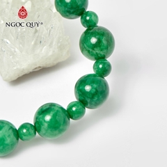 Vòng tay đá Cẩm thạch tự nhiên phối charm - Mẫu VC1022 - Ngọc Quý