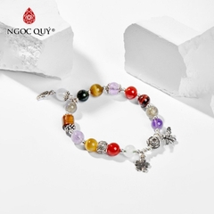 Vòng tay đá tự nhiên phối charm - Mẫu VC1039 - Ngọc Quý