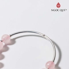 Vòng tay đá Thạch anh tự nhiên phối charm - Mẫu VC1044 - Ngọc Quý