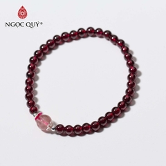 Vòng tay đá Thạch anh tự nhiên phối charm - Mẫu VC1047 - Ngọc Quý