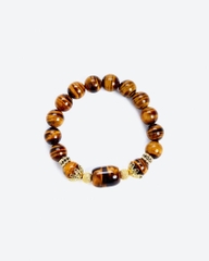 Vòng tay đá Thạch anh mắt hổ tự nhiên phối charm - Mẫu VC1067 - Ngọc Quý