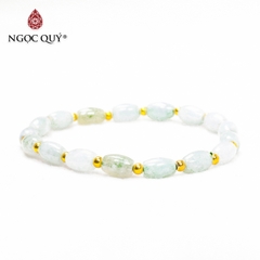 Vòng tay đá Cẩm thạch tự nhiên phối charm - Mẫu VC1087 - Ngọc Quý