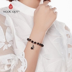 Vòng tay đá Thạch anh tự nhiên phối charm - Mẫu VC1088 - Ngọc Quý