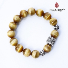 Vòng tay đá Thạch anh tự nhiên phối charm - Mẫu VC1098 - Ngọc Quý