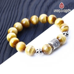 Vòng tay đá Thạch anh tự nhiên phối charm - Mẫu VC1098 - Ngọc Quý