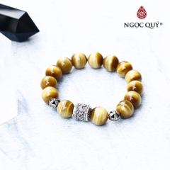 Vòng tay đá Thạch anh tự nhiên phối charm - Mẫu VC1098 - Ngọc Quý