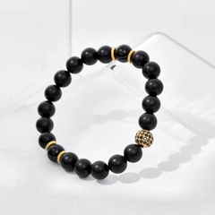 Vòng tay đá Obsidian tự nhiên phối charm - Mẫu VC1120 - Ngọc Quý