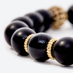 Vòng tay đá Obsidian tự nhiên phối charm - Mẫu VC1120 - Ngọc Quý