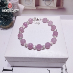 Vòng tay đá Thạch anh tự nhiên phối charm - Mẫu VC1121 - Ngọc Quý