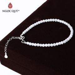 Vòng tay đá tự nhiên phối charm - Mẫu VC1140 - Ngọc Quý