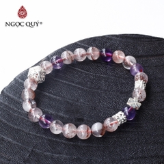 Vòng tay đá Super Seven tự nhiên phối charm - Mẫu VC1143 - Ngọc Quý