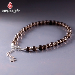 Lắc tay đá thạch anh hạt 4-5mm dài 17-19cm Mẫu VC1144 - Ngọc Quý