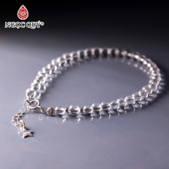 Lắc tay đá thạch anh hạt 4-5mm dài 17-19cm Mẫu VC1144 - Ngọc Quý