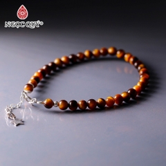 Lắc tay đá thạch anh hạt 4-5mm dài 17-19cm Mẫu VC1144 - Ngọc Quý