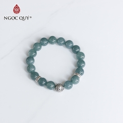 Vòng tay đá Cẩm thạch tự nhiên phối charm - Mẫu VC1151 - Ngọc Quý