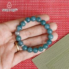 Vòng tay đá Cẩm thạch tự nhiên phối charm - Mẫu VC1151 - Ngọc Quý