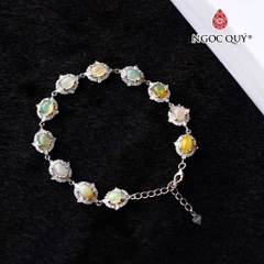 Vòng tay đá Opal tự nhiên phối charm - Mẫu VC1171 - Ngọc Quý
