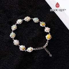 Vòng tay đá Opal tự nhiên phối charm - Mẫu VC1171 - Ngọc Quý