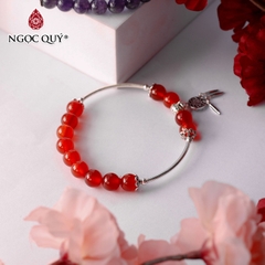 Vòng tay đá tự nhiên phối charm - Mẫu VC1192 - Ngọc Quý