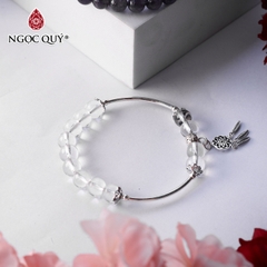 Vòng tay đá tự nhiên phối charm - Mẫu VC1192 - Ngọc Quý
