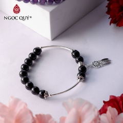Vòng tay đá tự nhiên phối charm - Mẫu VC1192 - Ngọc Quý