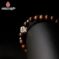 Vòng tay Trầm hương phối charm - Mẫu VC1233 - Ngọc Quý