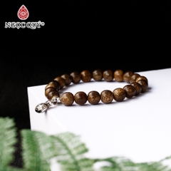 Vòng tay Trầm hương phối charm - Mẫu VC1234 - Ngọc Quý