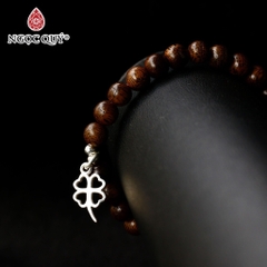 Vòng tay Trầm hương phối charm - Mẫu VC1235 - Ngọc Quý