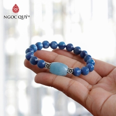 Vòng tay đá Kyanite tự nhiên phối charm - Mẫu VC1247 - Ngọc Quý