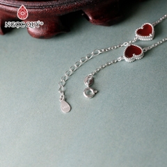 Vòng tay đá Mã não tự nhiên phối charm - Mẫu VC1251 - Ngọc Quý