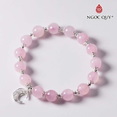 Vòng tay đá Thạch anh tự nhiên phối charm - Mẫu VC1264 - Ngọc Quý