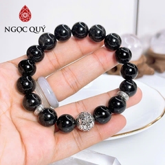 Vòng tay đá Mã não tự nhiên phối charm - Mẫu VC128 - Ngọc Quý