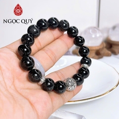 Vòng tay đá Mã não tự nhiên phối charm - Mẫu VC128 - Ngọc Quý