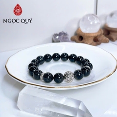Vòng tay đá Mã não tự nhiên phối charm - Mẫu VC128 - Ngọc Quý