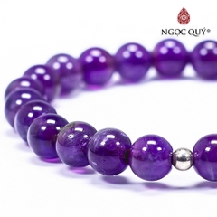 Vòng tay đá Thạch anh tự nhiên phối charm - Mẫu VC1283 - Ngọc Quý