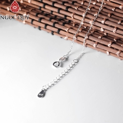 Vòng tay đá Cẩm thạch tự nhiên phối charm - Mẫu VC1285 - Ngọc Quý